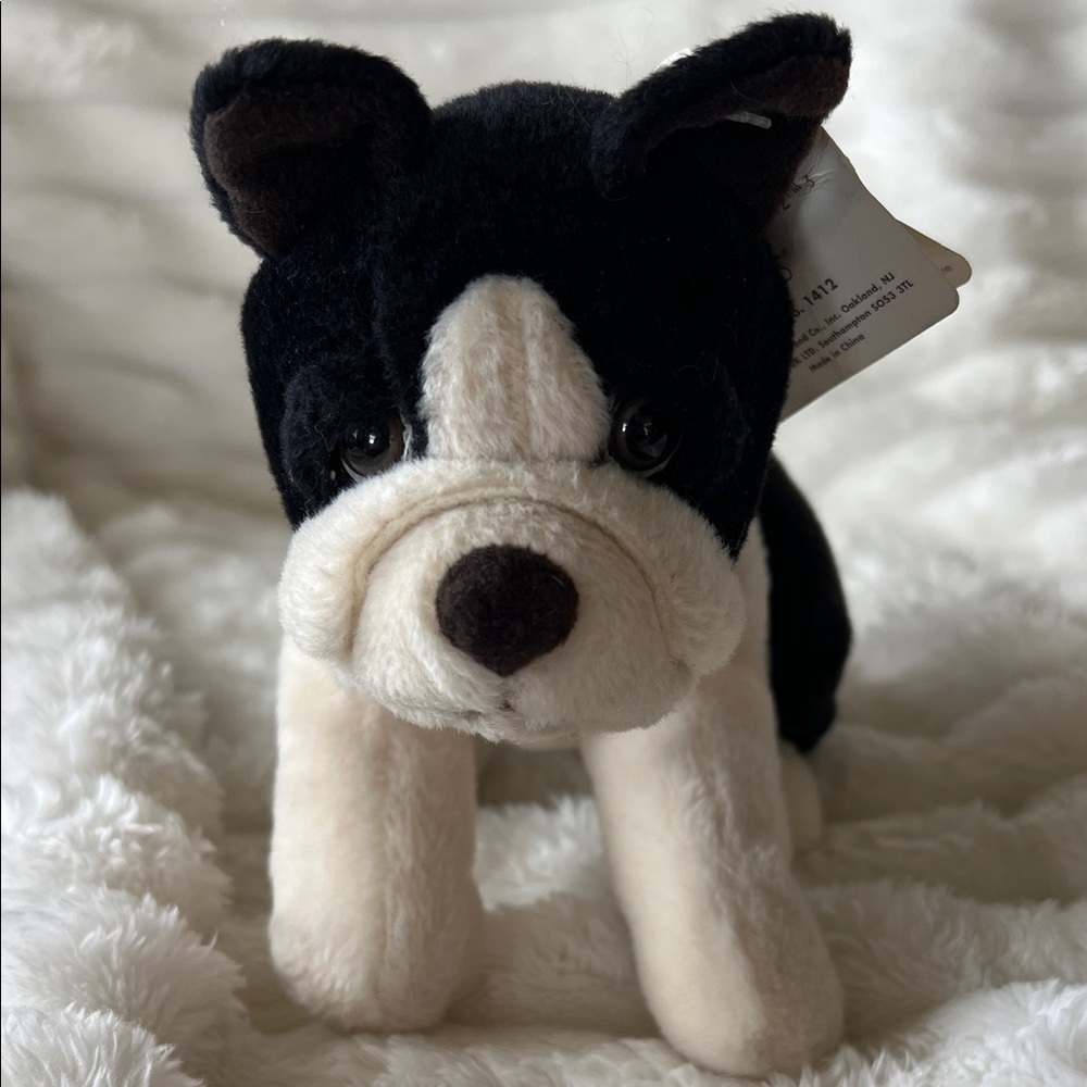 RUSS “MOXIE” BOSTON TERRIER Plush Black and White